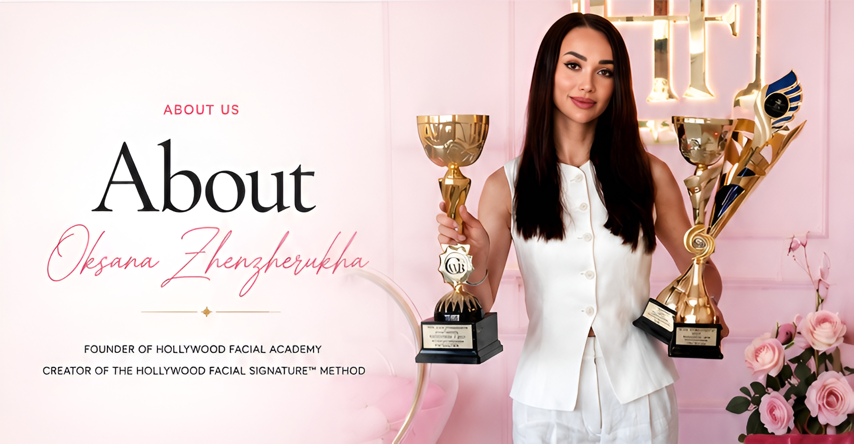 Oksana Zhenzherukha — Founder of Hollywood Facial Academy
